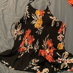 Patrons of peace black cropped top